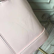 Louis Vuitton Alma Cohotbag Bb Pink Patent Leather M51925 - 4
