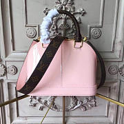 Louis Vuitton Alma Cohotbag Bb Pink Patent Leather M51925 - 5