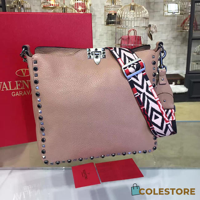 Valentino Rockstud Rolling Shoulder Bag 4575 - 1