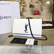 YSL Monogram Kate Grain De Poudre Embossed Leather 4767 - 1