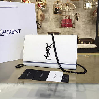 YSL Monogram Kate Grain De Poudre Embossed Leather 4767