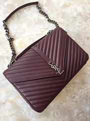 YSL Monogram College Wine Red 4798 - 2