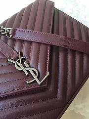 YSL Monogram College Wine Red 4798 - 4