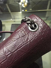 YSL Medium West Hollywood Bag Wine - 5