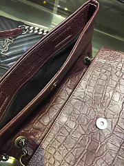 YSL Medium West Hollywood Bag Wine - 6