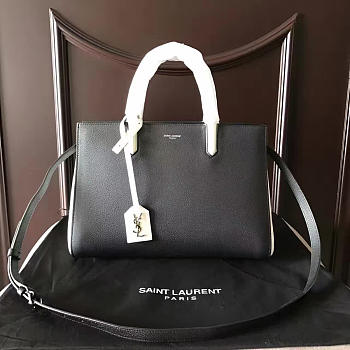 Ysl Cabas Rive Gauche Grain De Poudre Embossed Leather 5142