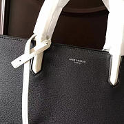 Ysl Cabas Rive Gauche Grain De Poudre Embossed Leather 5142 - 2