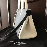 Ysl Cabas Rive Gauche Grain De Poudre Embossed Leather 5142 - 4
