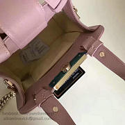 Chanel Small Label Click Leather Shopping Bag Pink A93731 VS09584 - 3