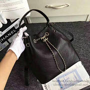 Chanel Calfskin Bucket Bag Balck A93597 VS09161 - 2