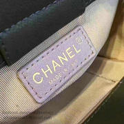 Chanel Small Label Click Leather Shopping Bag Green A93731 VS03641 - 2