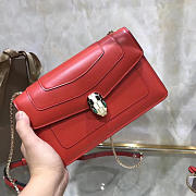 Bvlgari Serpenti Forever Calf Leather Flap Cover Crossbody Bag 280177 - 5