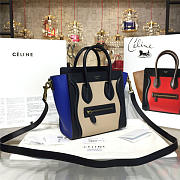 Celine Nano Leather Shoulder Bag Z1027 - 3