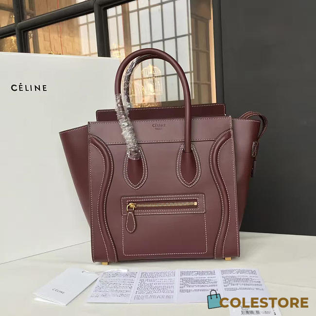 CohotBag celine leather micro luggage z1070 - 1
