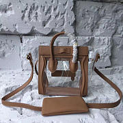 Celine Nano Leather Shoulder Bag Z1242 - 3