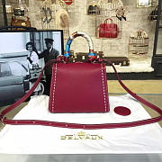 CohotBag delvaux mini brillant satchel red 1480 - 5