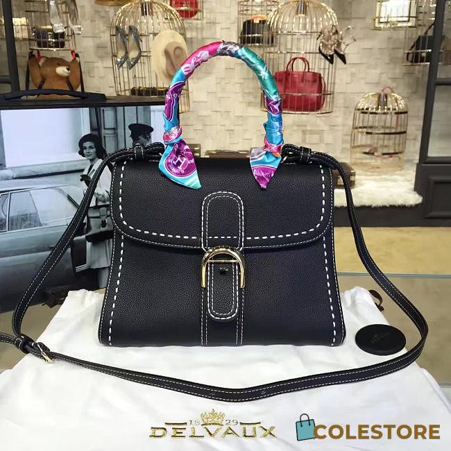 CohotBag delvaux mm brillant satchel black 1489 - 1