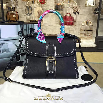 CohotBag delvaux mm brillant satchel black 1489