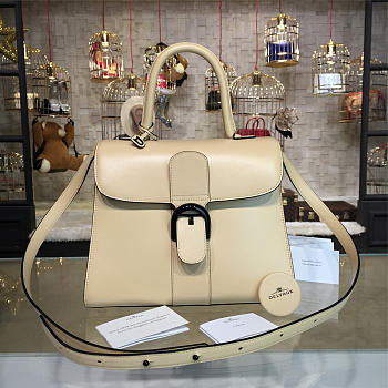Delvaux Mini Brillant Satchel Apricot 1515