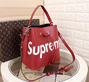 Louis Vuitton Supreme Bucket Bag Red M44022 - 3