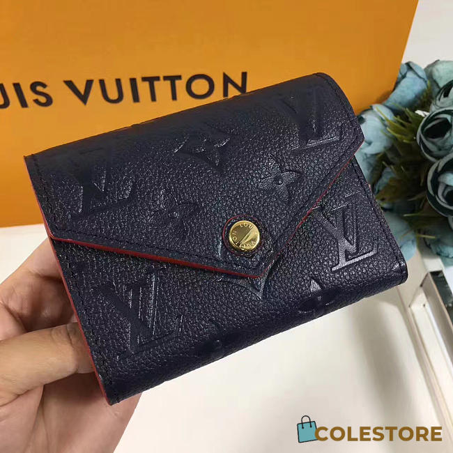Louis Vuitton Victorine Wallet Marine Rouge M3779 - 1