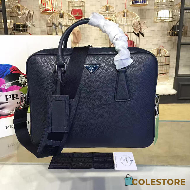 Prada Leather Briefcase 4200 - 1