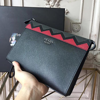 Prada Leather Clutch Bag 4284