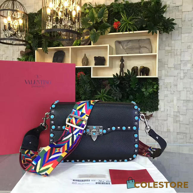 Valentino Guitar Rockstud Rolling Cross Body Bag 4414 - 1