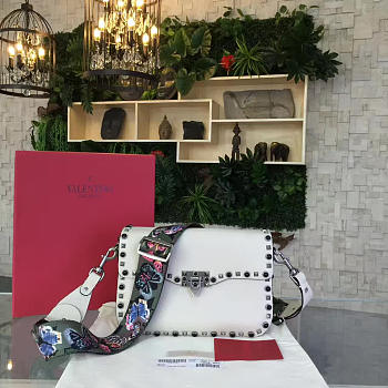Valentino Guitar Rockstud Rolling Cross Body Bag 4679