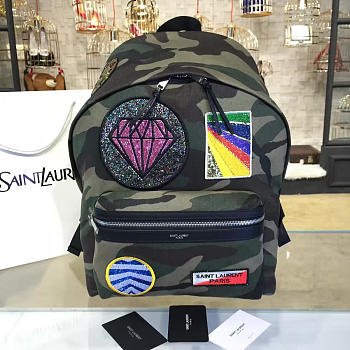 YSL Monogram Backpack Diamonds 4785