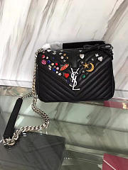 YSL Monogram College Silver 4787 - 2