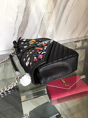 YSL Monogram College Silver 4787 - 4
