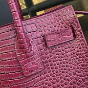 YSL Sac De Jour Crocodile Embossed Shiny Leather - 6