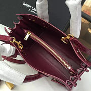 YSL Sac De Jour Crocodile Embossed Shiny Leather - 2