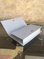YSL Monogram Kate Clutch Grain De Poudre Embossed Leather 4947 - 3