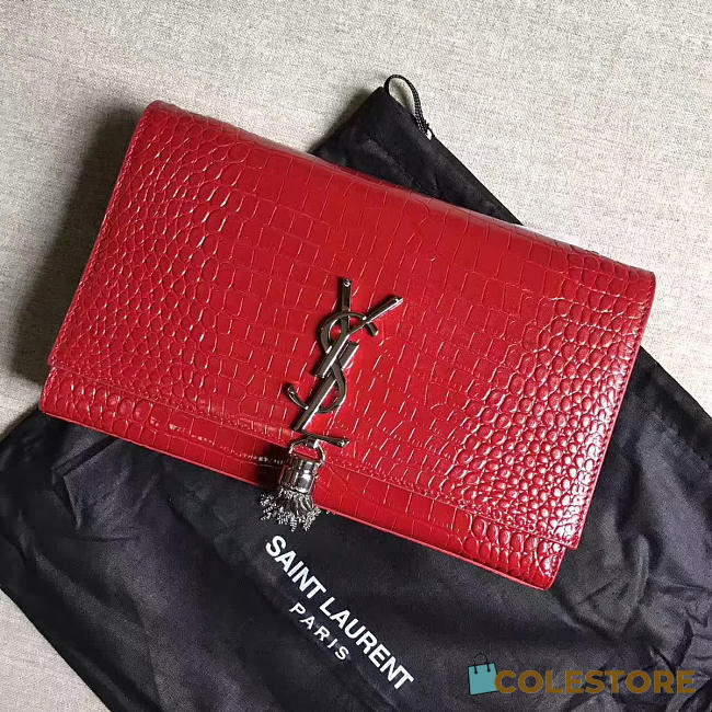 YSL Monogram Kate Bag With Leather Tassel 4966 - 1