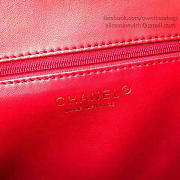Chanel Grained Calfskin Gold-Tone Metal Backpack Red A93748 VS00493 - 2