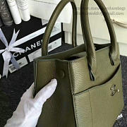 Chanel Calfskin Large Shopping Bag Green A69929 VS01555 - 4