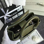 Chanel Calfskin Large Shopping Bag Green A69929 VS01555 - 3
