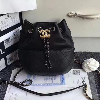 Chanels Gabrielle Purse Black A98787 VS05204