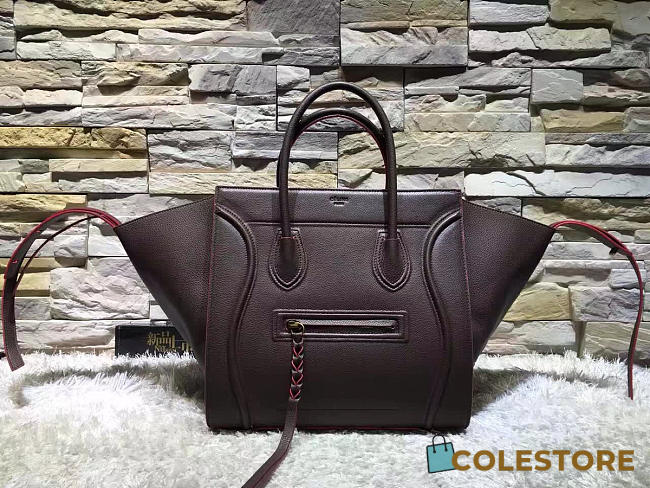 Celine Leather Luggage Phantom - 1