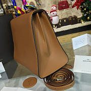 Delvaux Mm Brillant Satchel Leather Brown 1510 - 5