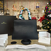 Delvaux Silk Ribbon Mm Brillant Satchel Black 1512 - 4
