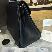 Delvaux Silk Ribbon Mm Brillant Satchel Black 1512 - 5