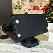 Delvaux Silk Ribbon Mm Brillant Satchel Black 1512 - 6
