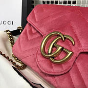 Gucci Marmont Woc In Red 20x13x6 cm - 3