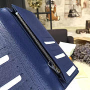 Louis Vuitton Zippy Cohotbag Wallet Blue 3587 - 6