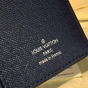 Louis Vuitton Zippy Cohotbag Wallet Blue 3587 - 5