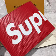 Louis Vuitton Supremepocket Wallet Red 3803 - 5