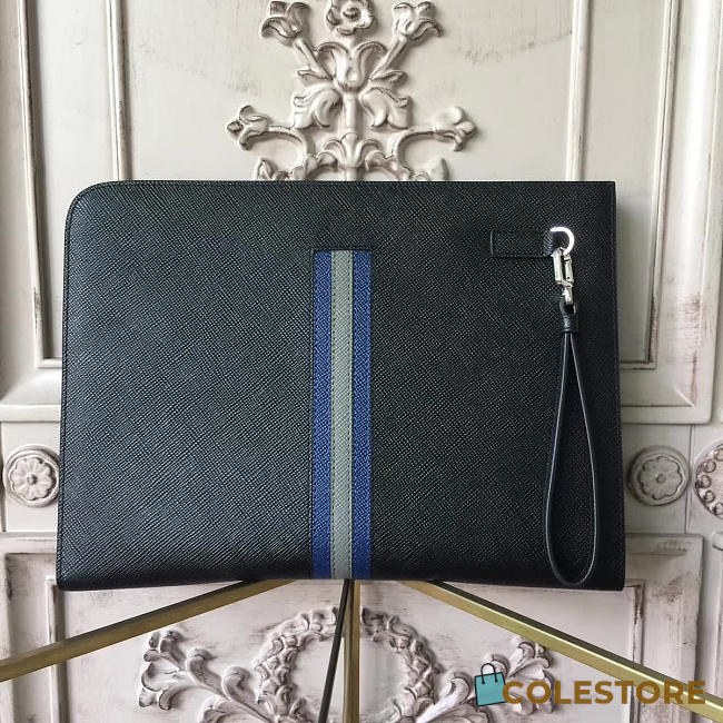 Prada Leather Clutch Bag 4180 - 1